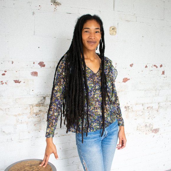 Acote Tops - Acote Meadow Ruffle Blouse